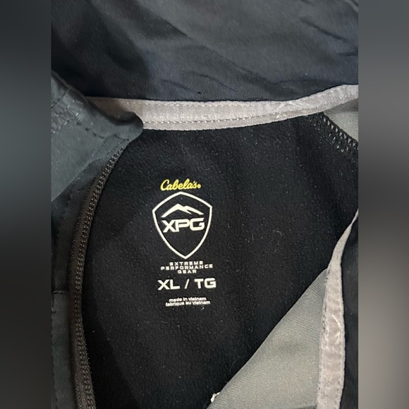 Cabelas Women’s XPG 1/2 Zip Active Black Pullover Sz XL - Picture 7 of 9